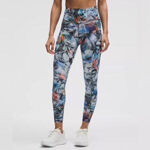 NWT Lululemon Fast and Free High-Rise Tight 25" Luminescent Floral Multi